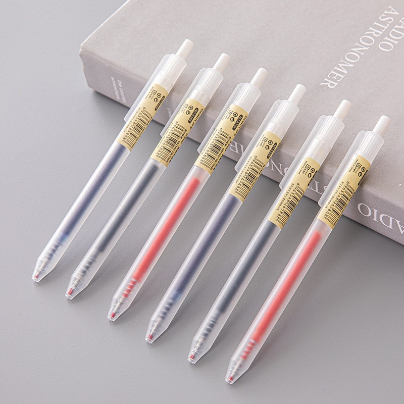 Office Stationery Supply Business - 6/10 sztuk 0.5mm chowany zestaw długopisów