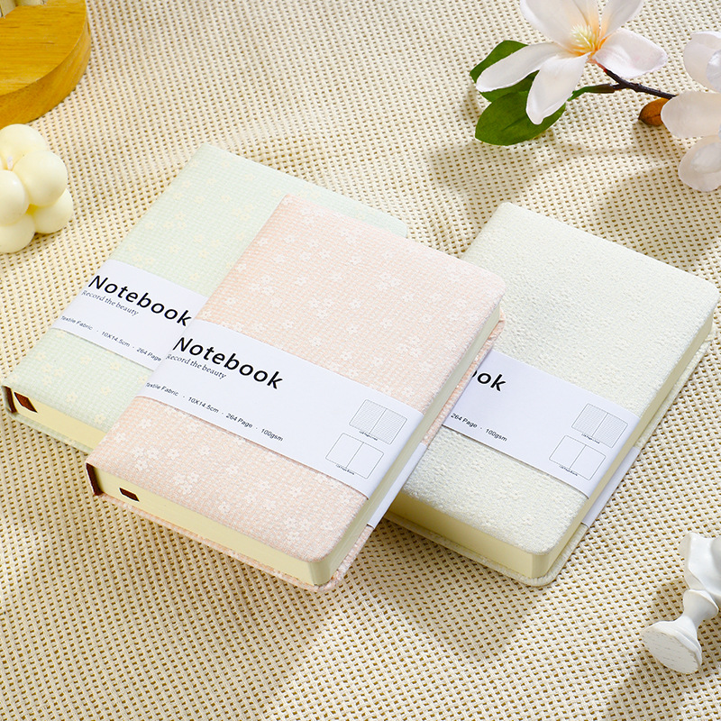 Notebook Dotted A5 - Przenośny notes A6 z twardą okładką,