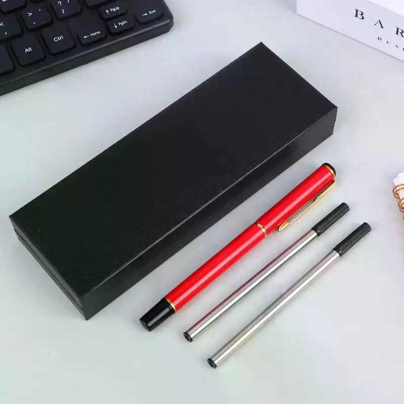Stationery Supply Business - Zestaw luksusowych metalowych długopisów w pudełku