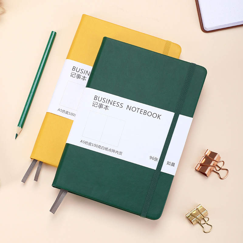 Notebook Dotted A5 - Notatniki A5, 4 rodzaje stron wewnętrznych,