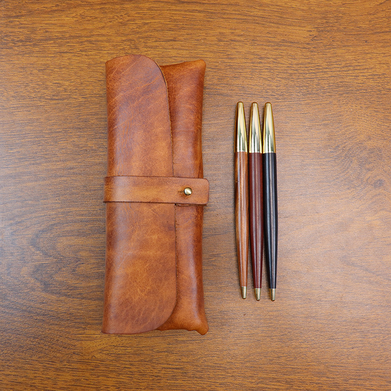 Tan Stationery & Office Supply - Portfel długi w stylu koreańskim vintage