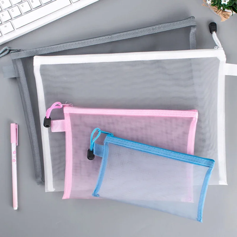 Portfolio Folder Zip - 1 szt. A4/A5/A6 siatkowy pokrowiec na