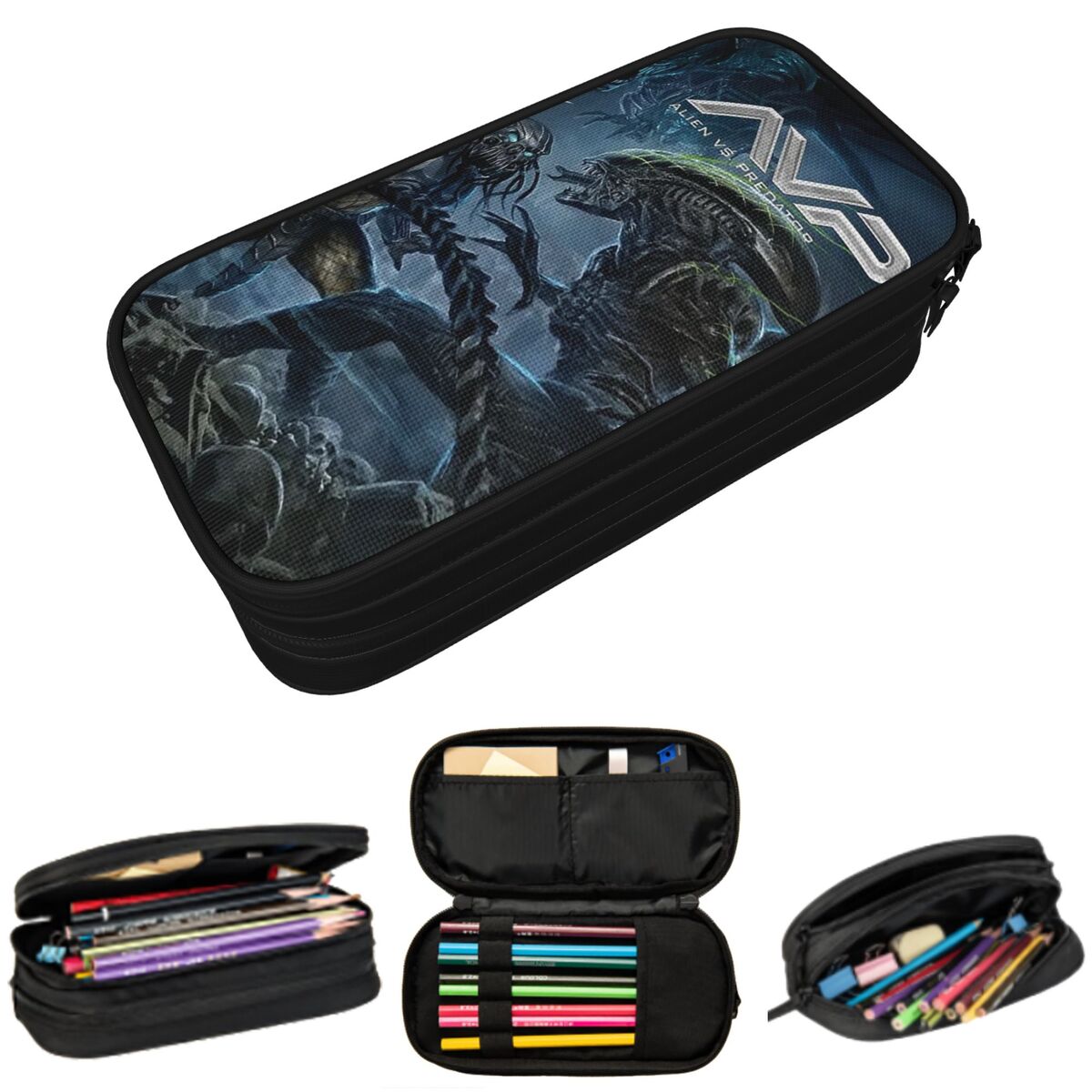Piórnik z motywem gry Alien Vs – Office Supply Vs Stationery recenzja i cena