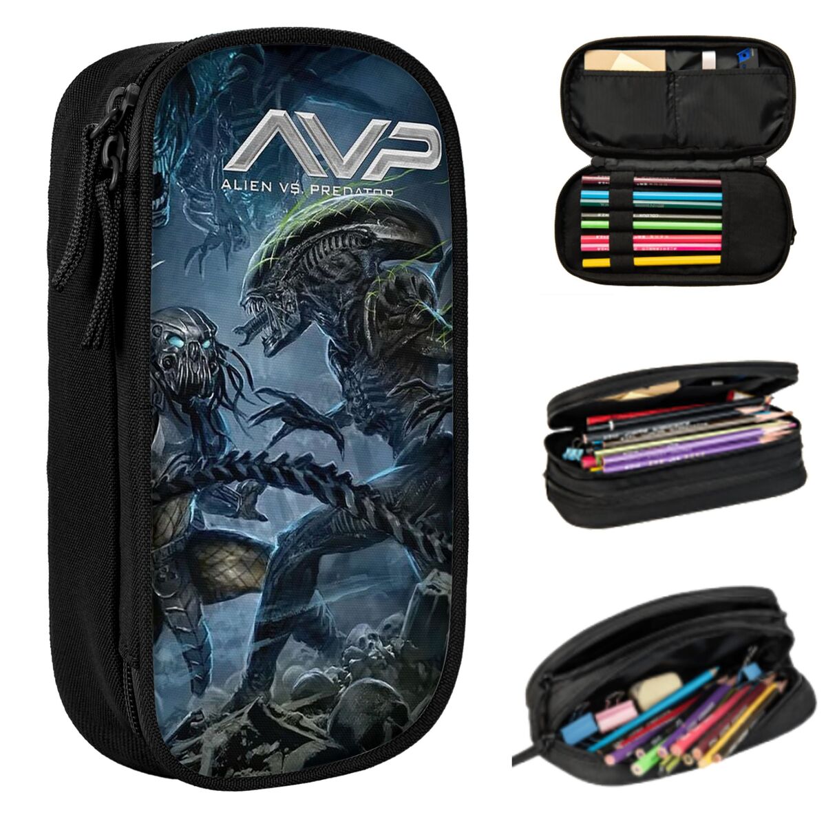 Piórnik z motywem gry Alien Vs – Office Supply Vs Stationery recenzja i cena
