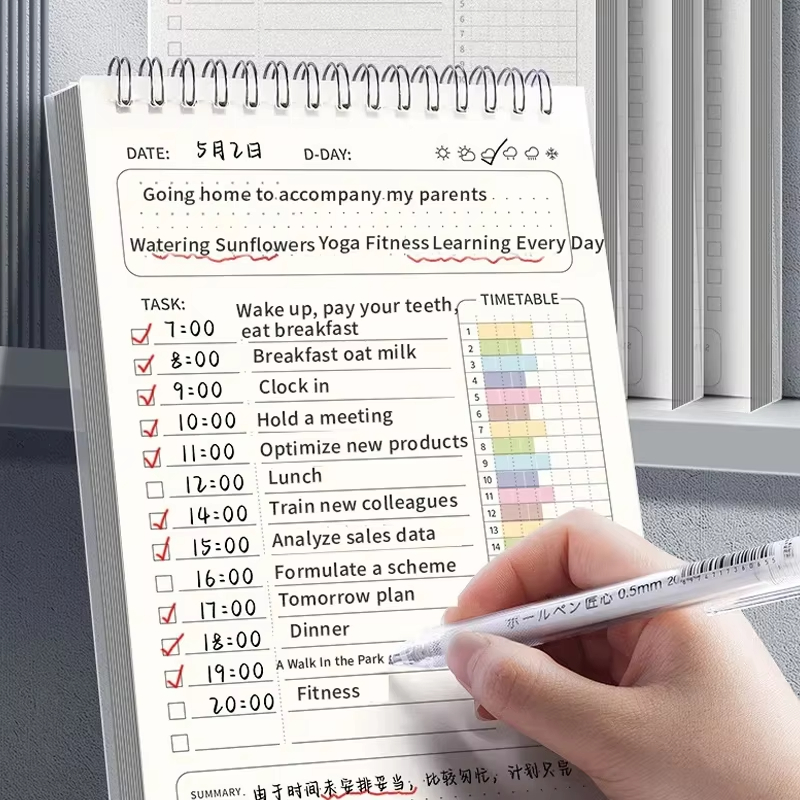 1 szt. Planer Agenda Spiralny  – Office Stationery Supply List recenzja i cena