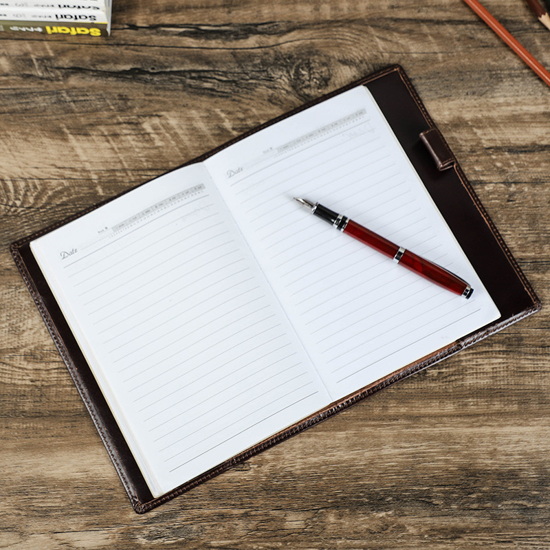 Prawdziwy skórzany, ręcznie ro – Office Stationery Supply Business recenzja i cena