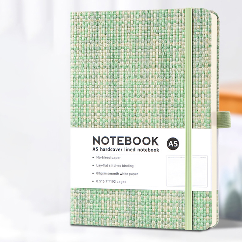 Notatnik A5, imitacja lnu, twa – Notebook Dotted A5 recenzja i cena
