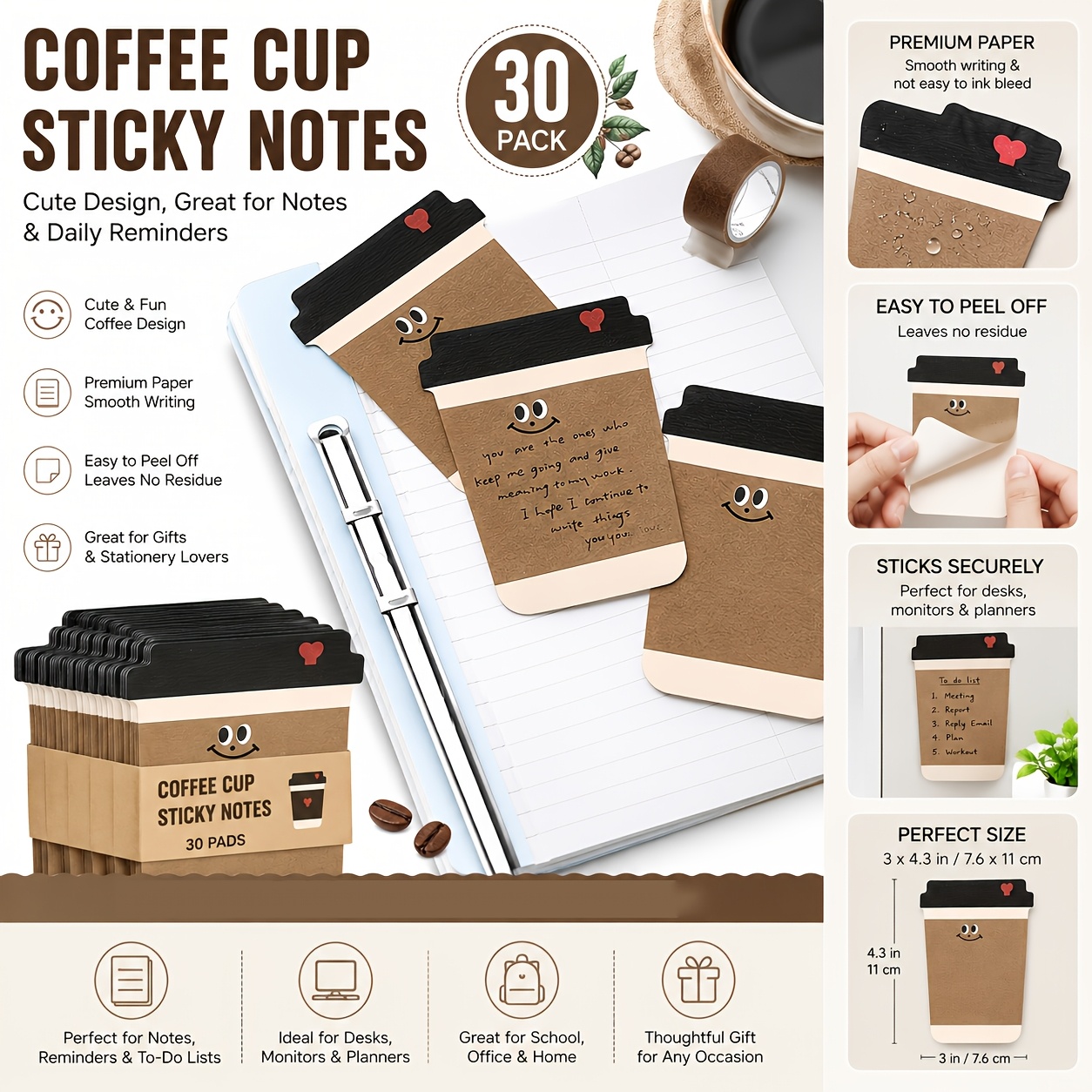 Zabawny notes samoprzylepny z  – Graph Paper Pad recenzja i cena