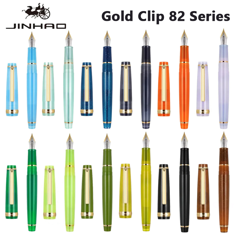 Jinhao 82 pióro wieczne złoty  – Office Stationery Supply Business recenzja i cena