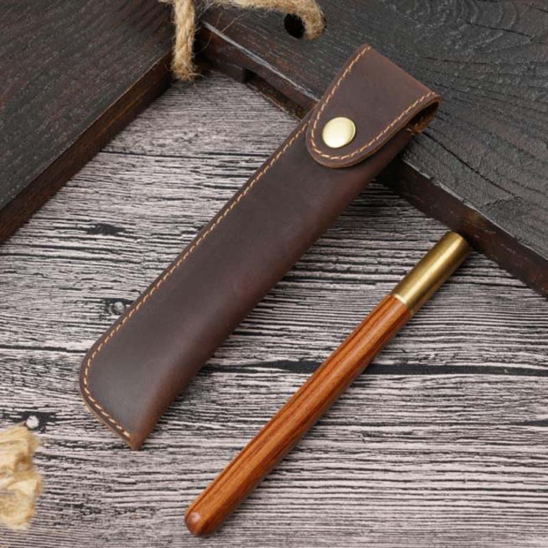 1pc pokrowiec na długopis skór – Office Stationery Supply Business recenzja i cena