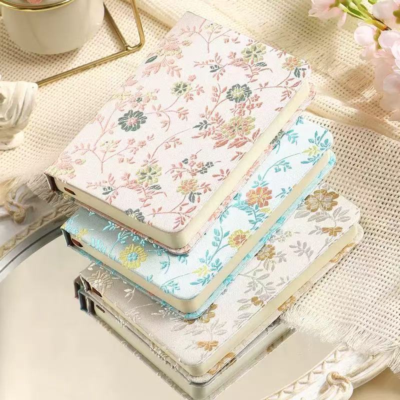 Notatnik A6 z chińskim brokate – Notebook Dotted A5 recenzja i cena