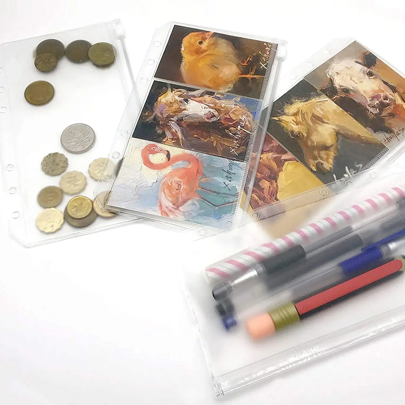 Nowe 8 szt. PVC Kieszenie do s – Portfolio Folder Zip recenzja i cena