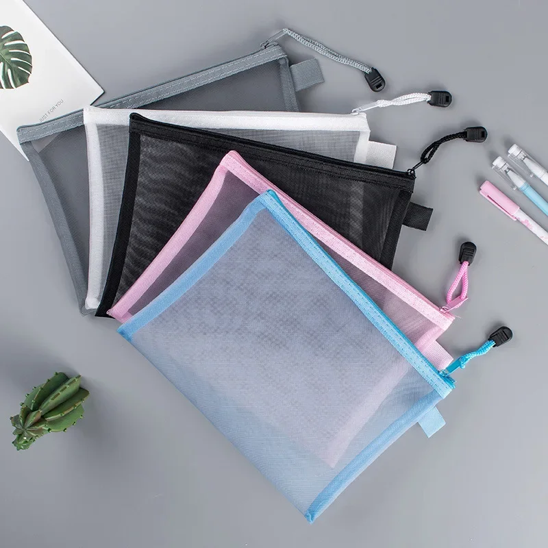 1 szt. A4/A5/A6 siatkowy pokro – Portfolio Folder Zip recenzja i cena