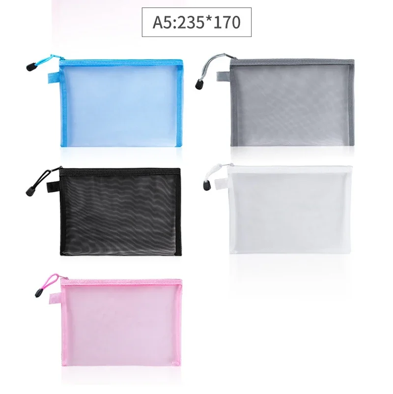 1 szt. A4/A5/A6 siatkowy pokro – Portfolio Folder Zip recenzja i cena