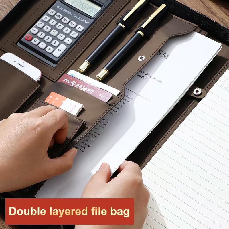 Portfel na dokumenty A4 ze skó – Portfolio Folder Zip recenzja i cena